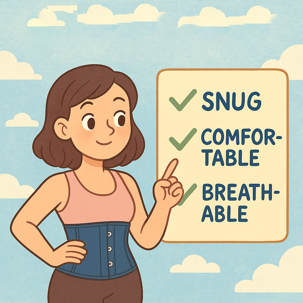 waist-trainer-fit-guide-snug-comfortable-breathable