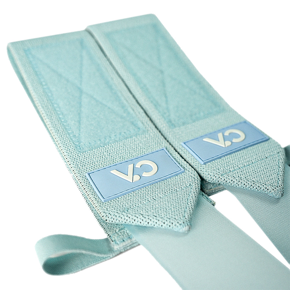 Pair Of Blue Wrist Wraps