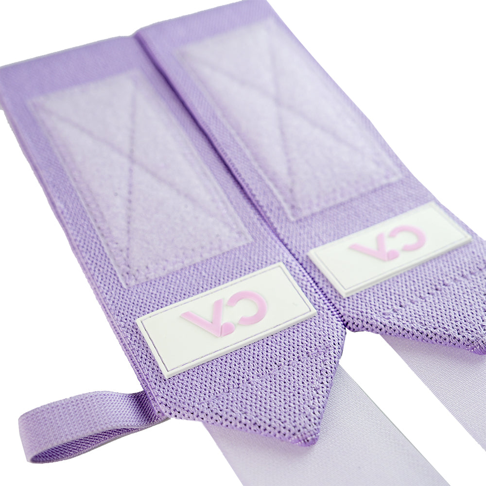 Pair Of Purple Wrist Wraps