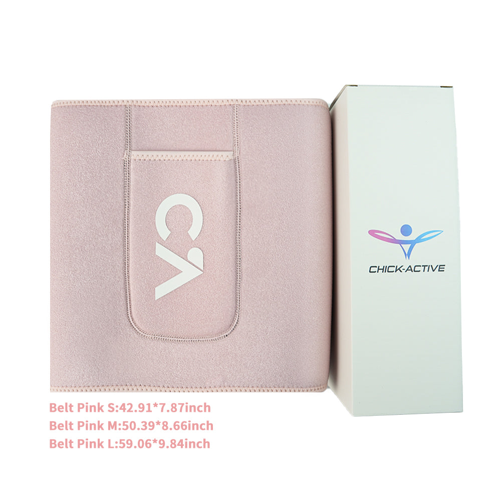 size of pink waist trimmer
