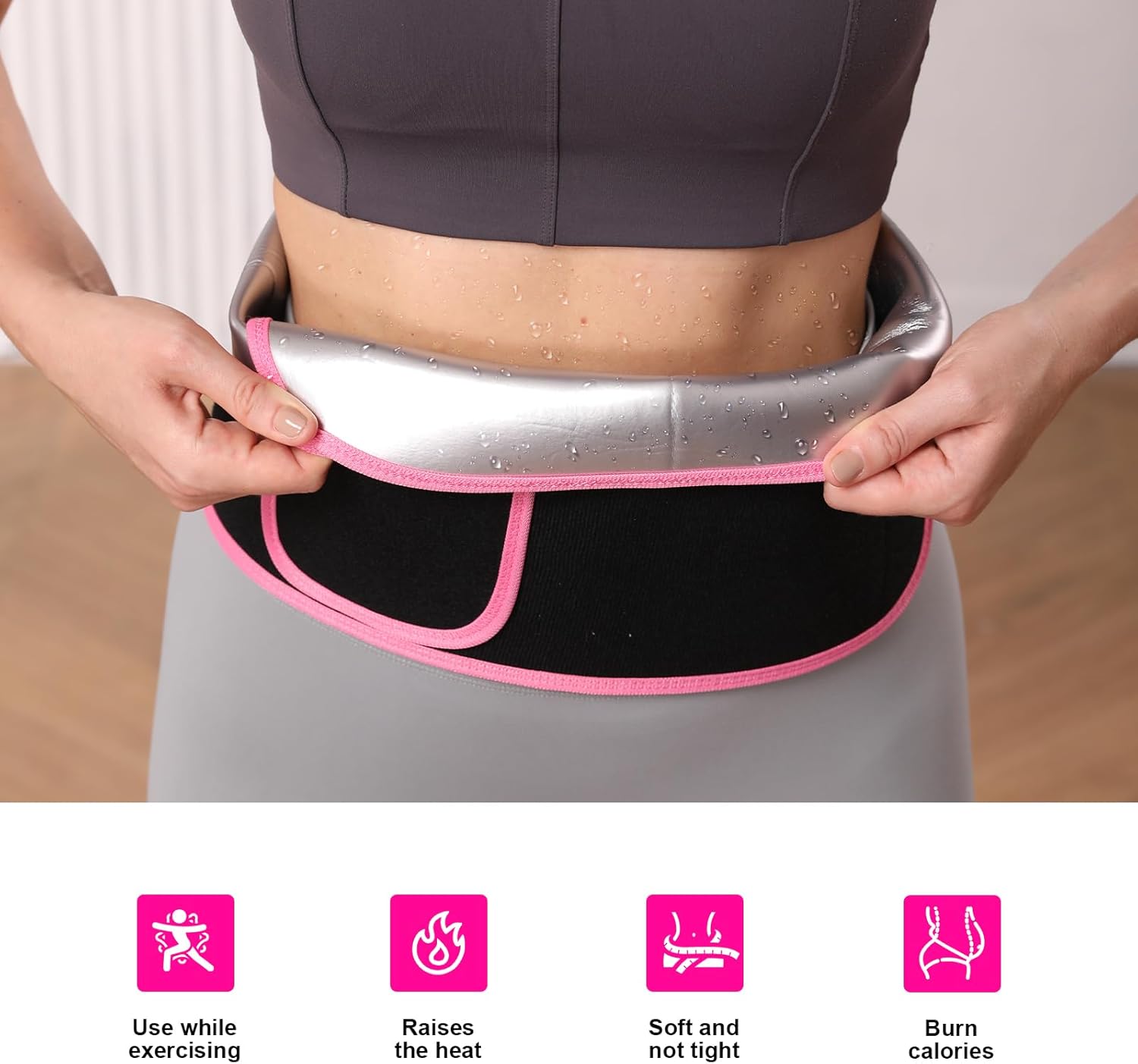 sweat with waist trimmer