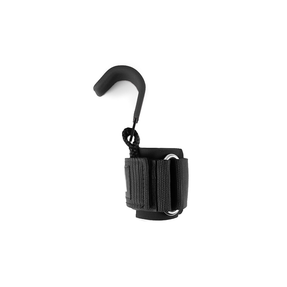 black weight lifting hook